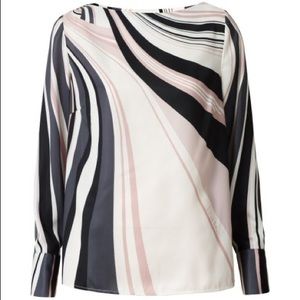 Richard Allan x h&m silk blouse